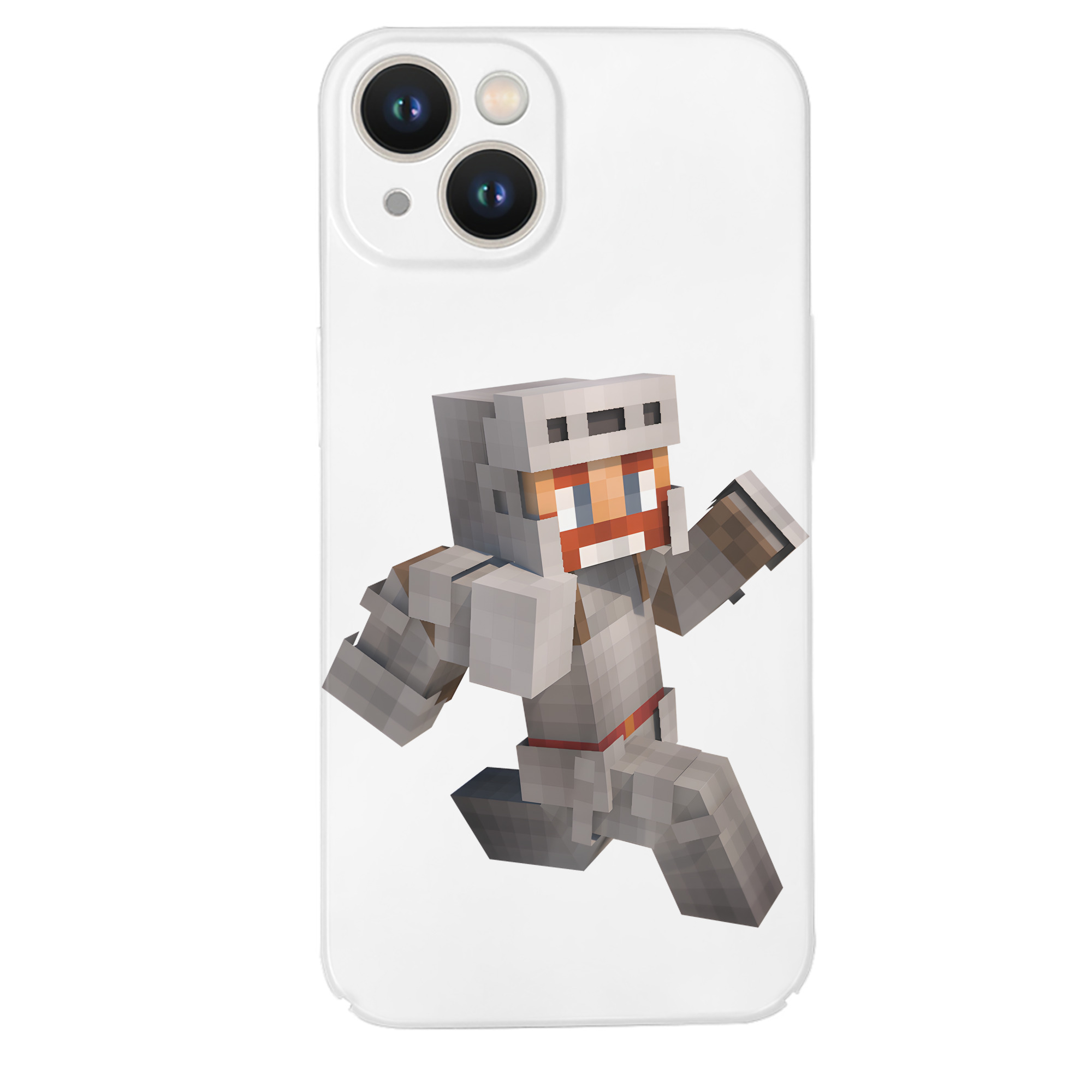 （画像用） マインクラフト ブロックの世界 Minecraft MC Block world 【iPhone 14シリーズ対応】ハードケース